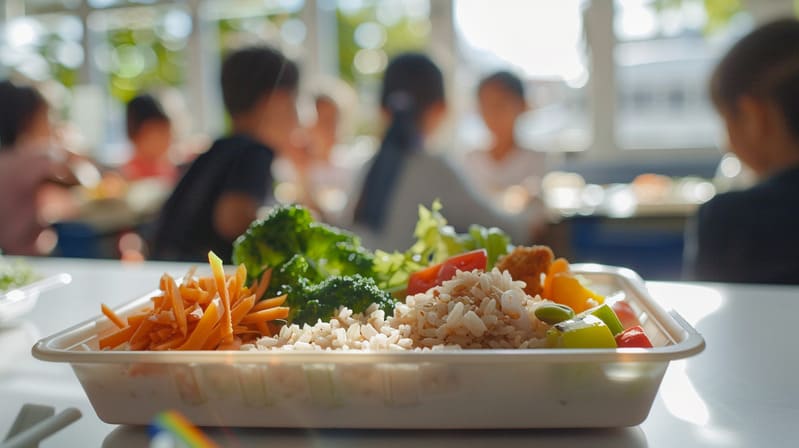 Restauration livrée pour les écoles